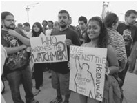 Protesters in Delhi 1