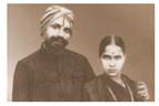 Subramania Bharati with his wife Chellammal